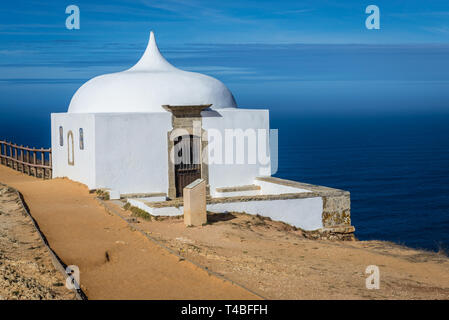 Hermitage a Cabo Espichel cape sulla costa occidentale della parrocchia civile di Castelo, Distretto di Setubal in Portogallo Foto Stock