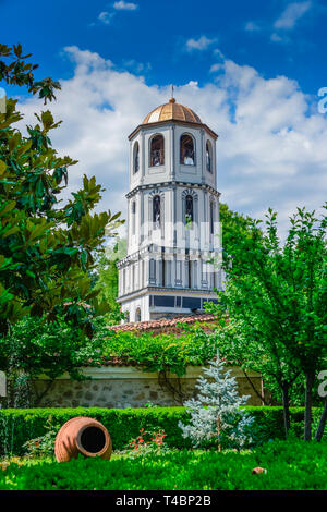 Kirchturm, Kirche Konstantin und Elena, historische Altstadt, Plovdiv, Bulgarien Foto Stock