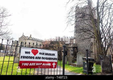 Chiesa di Santa Maria in Luton, Regno Unito appartiene alla diocesi di St Albans. Foto Stock