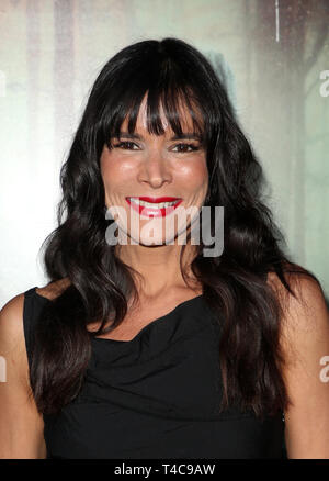 Hollywood, California, USA. 15 apr 2019. Patricia Velasquez alla premiere di Warner Bros La Maledizione di La Llorona presso il teatro egiziano su Aprile 15, 2019 in Hollywood, la California. Credito: MediaPunch Inc/Alamy Live News Foto Stock