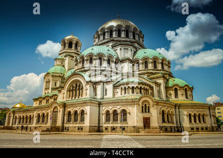 Alexander-Newski-Kathedrale, Sofia, Bulgarien Foto Stock