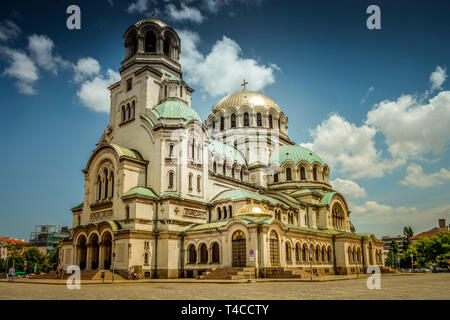 Alexander-Newski-Kathedrale, Sofia, Bulgarien Foto Stock