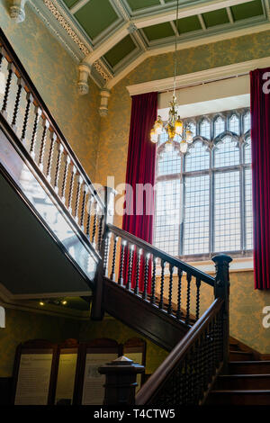 Galway, Ott 27: vista interna del centro storico di Kylemore Abbey & Victorian Walled Garden il Ott 27, 2018 a Galway, Irlanda Foto Stock