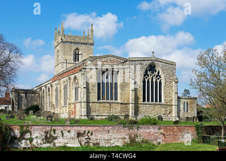 Chiesa di Santa Maria, Barton upon Humber, North Lincolnshire, England Regno Unito Foto Stock