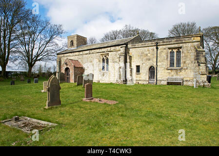 Chiesa di St Margaret, nel villaggio di Millington, East Yorkshire, Inghilterra, Regno Unito Foto Stock