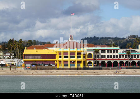 Cocoanut Grove conference center, Santa Cruz Beach Boardwalk, Santa Cruz, in California, negli Stati Uniti Foto Stock