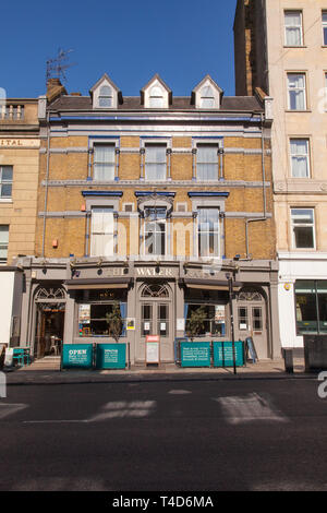 L'acqua nei ratti Pub e sede, Gray's Inn Road, Kings Cross, London, England, Regno Unito. Foto Stock