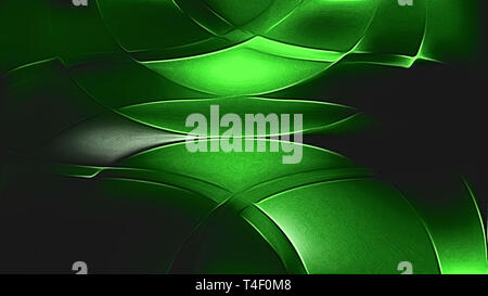 Abstract raffreddare lucido verde sullo sfondo di metallo Foto Stock