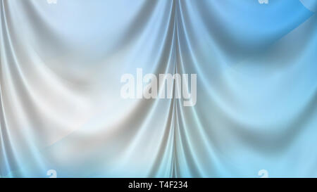 Abstract blu e drappi bianchi sullo sfondo Foto Stock