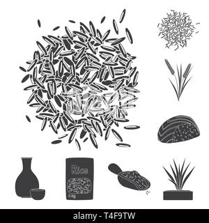 Grana di riso,,vodka,pacchetto,protezione,panicle,bollito,bianco,opache,foglie,cotto,cup,mucchio,cereali,seme,giardino,pesce,Giappone,rosso,amore,harvest,salmone,caraffa,agriturismo,short,pila,roll,bottiglia,la dieta,cottura,cibo organico,,materie,agricola,Asian, Giapponese, prodotto ecologico,,impostare,vettore,icona,immagine,isolato,raccolta,design,l'elemento,graphic,segno,Black,semplici vettori vettore , Illustrazione Vettoriale