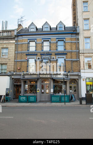 L'acqua nei ratti Pub e sede, Gray's Inn Road, Kings Cross, London, England, Regno Unito. Foto Stock