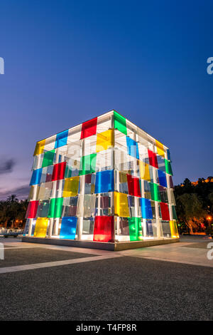 Centro Pompidou, Malaga, Andalusia, Spagna Foto Stock