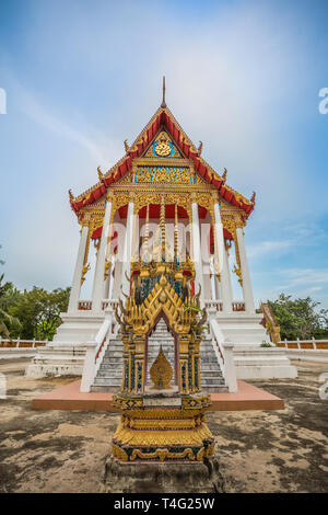 Tempio thailandese, Wat Bang Pla - Samut Sakhon, Thailandia Foto Stock