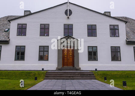 Stjornarradid - Primo Ministro dell'Ufficio a Reykjavik, la città capitale di Islanda Foto Stock