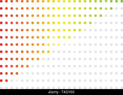Avanzamento orizzontale, indicatori di livello. Metro, guage, grafico gli elementi dell'interfaccia utente Illustrazione Vettoriale