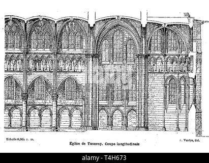 Immagine relativa alla cattedrale di Notre Dame Foto Stock