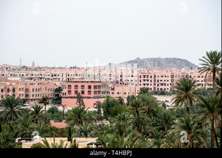 Marrakech marocco vista sul tetto Foto Stock