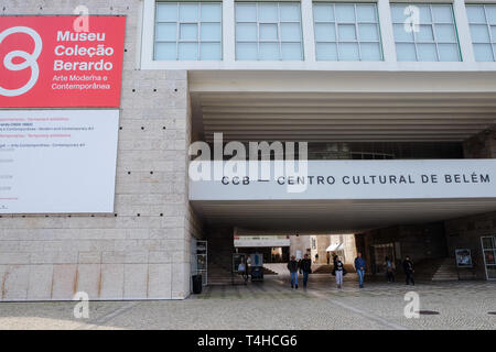 Centro Cultural de Belem, Museu Colecao Berado, Arte Moderna e Contemporanea, di Belem, Lisbona, Portogallo, Febbraio 2019 Foto Stock