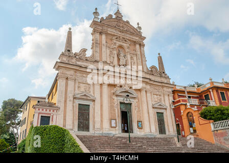 Chiesa di San Giacomo, Santa Margherita Ligure, Liguria, Nord Ovest Italia Foto Stock