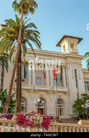 Casinò Municipale di San Remo in Liguria, Italia Foto Stock