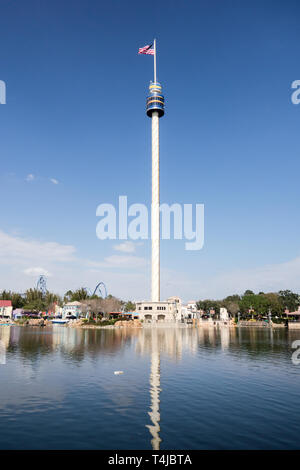 Sky Tower e al Seaworld di Orlando, in Florida Foto Stock