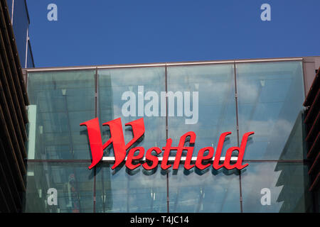 Il centro commerciale Westfield, Stratford, Londra, Inghilterra, Regno Unito. Foto Stock