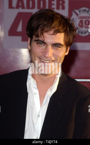 LOS ANGELES, CA. Settembre 20, 2004: Attore JOAQUIN PHOENIX in tutto il mondo premiere, a Hollywood, del suo nuovo film scaletta 49. Foto Stock