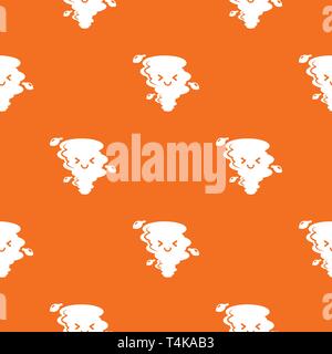 Modello di tornado vector orange Illustrazione Vettoriale