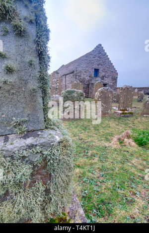 San Bonifacio Kirk, Papa Westray Foto Stock