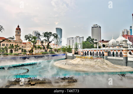 Centro coloniale di Kuala Lumpur in Malesia Foto Stock