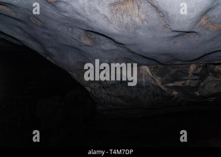 All'interno della Grotta del Vento vicino a Kuching, Sarawak, Borneo Foto Stock