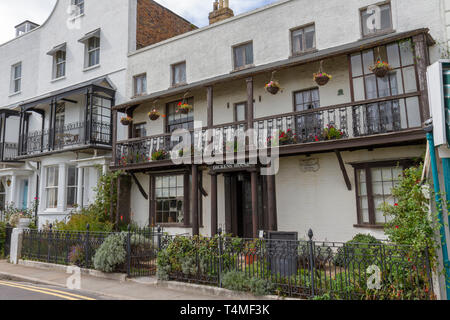 Dickens House Museum, 1 Victoria Parade, Broadstairs, Inghilterra. Foto Stock