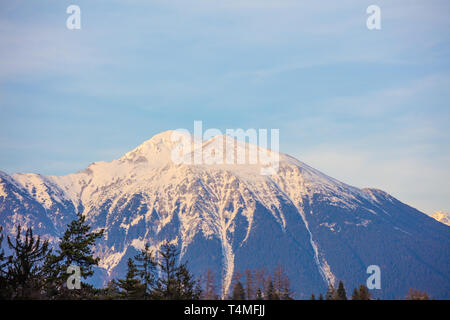 Montare coperte di neve Foto Stock