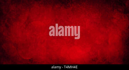 Abstract rosso e nero testurizzato Grunge Background - Foto Stock