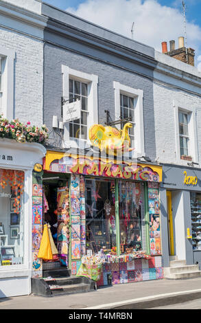 Namaste shop. Pembridge Road. Notting Hill, West London. Regno Unito Foto Stock