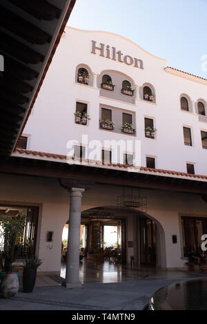 Zimmer mit Aussicht im Hilton Los Cabos, Baja California, Mexiko. / Camera con vista all'Hilton Los Cabos, Baja California, Messico. Foto Stock