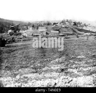 La storia della California - Smartsville, Yuba County--Temperanza Hill ca. 1866 Foto Stock