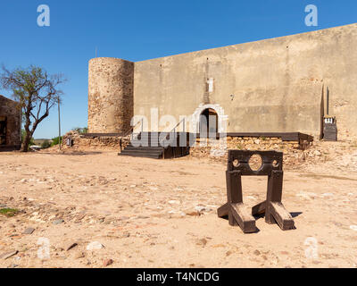 Interior do Castelo de Castro Marim, Algarve, PORTOGALLO Foto Stock