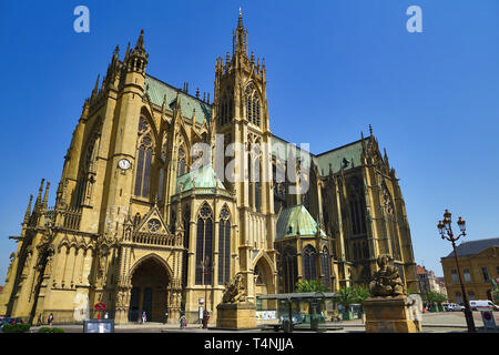 Cattedrale di Metz / Francia Foto Stock