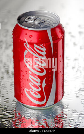 Coca cola Studio Shot Foto Stock