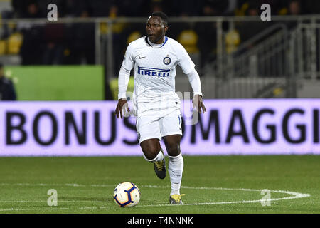 Kwadwo Asamoah di FC Internazionale durante la Serie A match tra Frosinone Calcio e FC Internazionale allo Stadio Benito stirpe, Frosinone, Italia Foto Stock