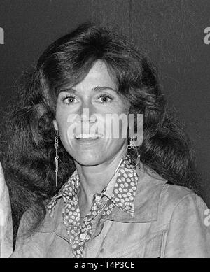 Attrice, Jane Fonda, Ottobre 17, 1977, California Foto Stock