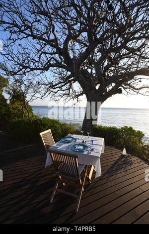 Azura Quilalea isola privata, Quirimbas arcipelago, Mozambico, Africa Foto Stock