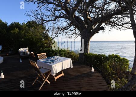 Azura Quilalea isola privata, Quirimbas arcipelago, Mozambico, Africa Foto Stock