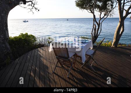 Azura Quilalea isola privata, Quirimbas arcipelago, Mozambico, Africa Foto Stock