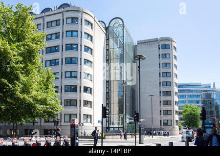 BT Centre (British Telecom) Edificio, Newgate Street, Ludgate Hill, città di Londra Greater London, England, Regno Unito Foto Stock