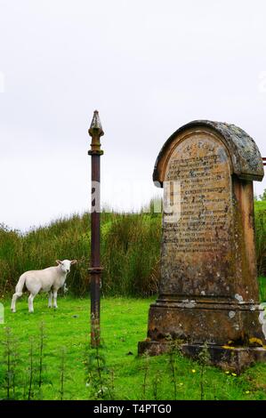 Ex cimitero di Oban, Highlands, Scozia, Regno Unito, Europa Foto Stock