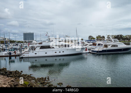 Embarcadero Marina Park di San Diego - CALIFORNIA, STATI UNITI D'America - 18 Marzo 2019 Foto Stock