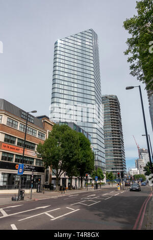 Cronaca torre, 261B City Road Islington, East London, Regno Unito. Foto Stock