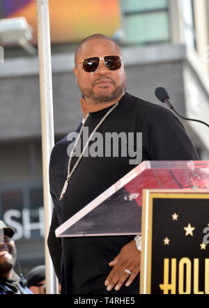 Los Angeles, California, USA. Xviii Apr, 2019. Xzibit all'Hollywood Walk of Fame Star Cerimonia in onore di hip-hop gruppo Cypress Hill. Foto: Paul Smith/Featureflash Credito: Paul Smith/Alamy Live News Foto Stock